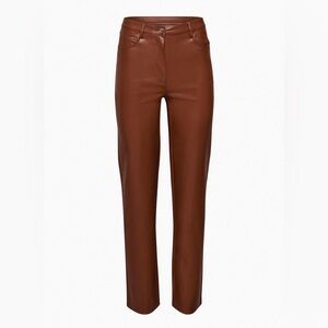 Aritzia Wilfred High-waisted Vegan Leather pants NWOT